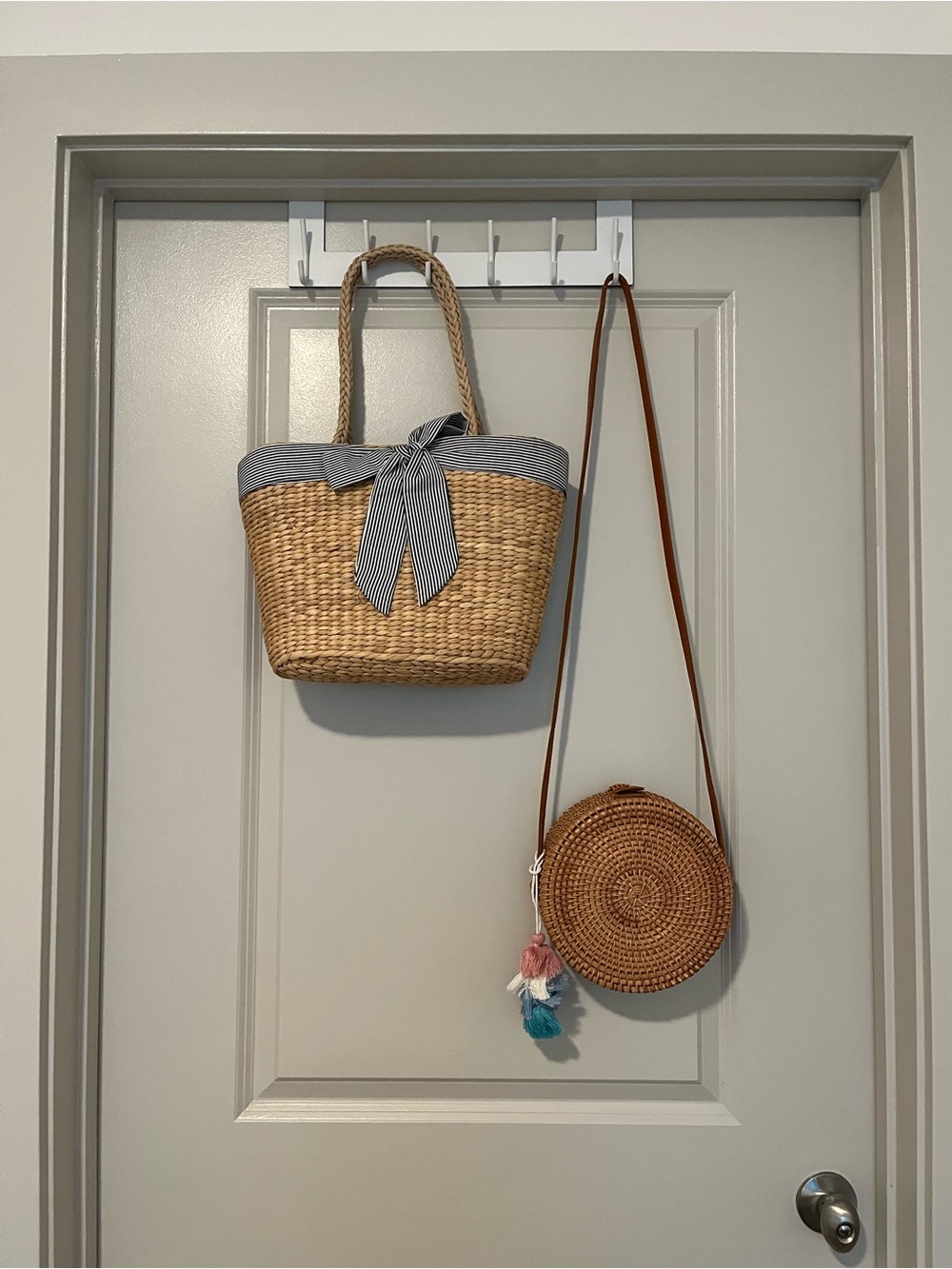 Bundle of 2 brand new Woven Straw bags